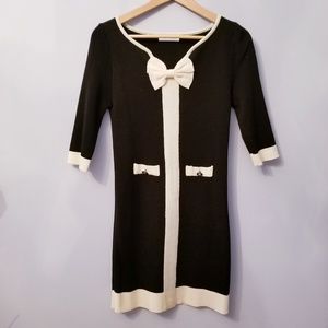 Knit Dress with bow S